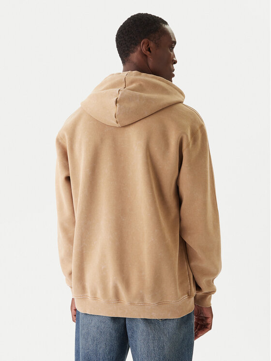 Свитшот loose fit JY2791 Adidas, бежевый — фото 3