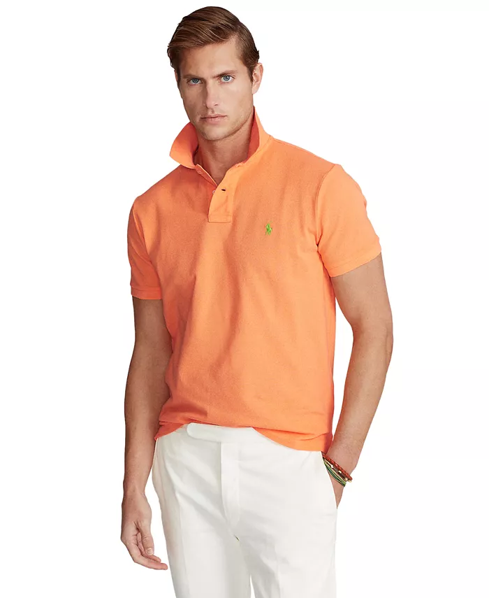 

Мужская классическая поло с сетчатой тканью Polo Ralph Lauren, оранжевый