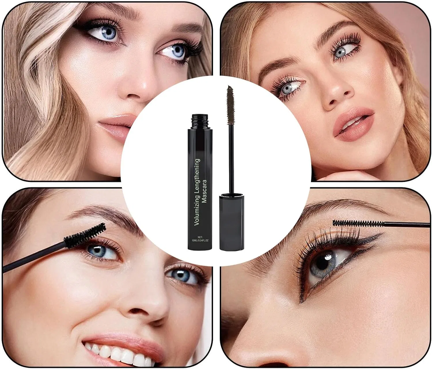 Тушь для ресниц водостойкая Lift Up Mascara, No Brand, черный — фото 4