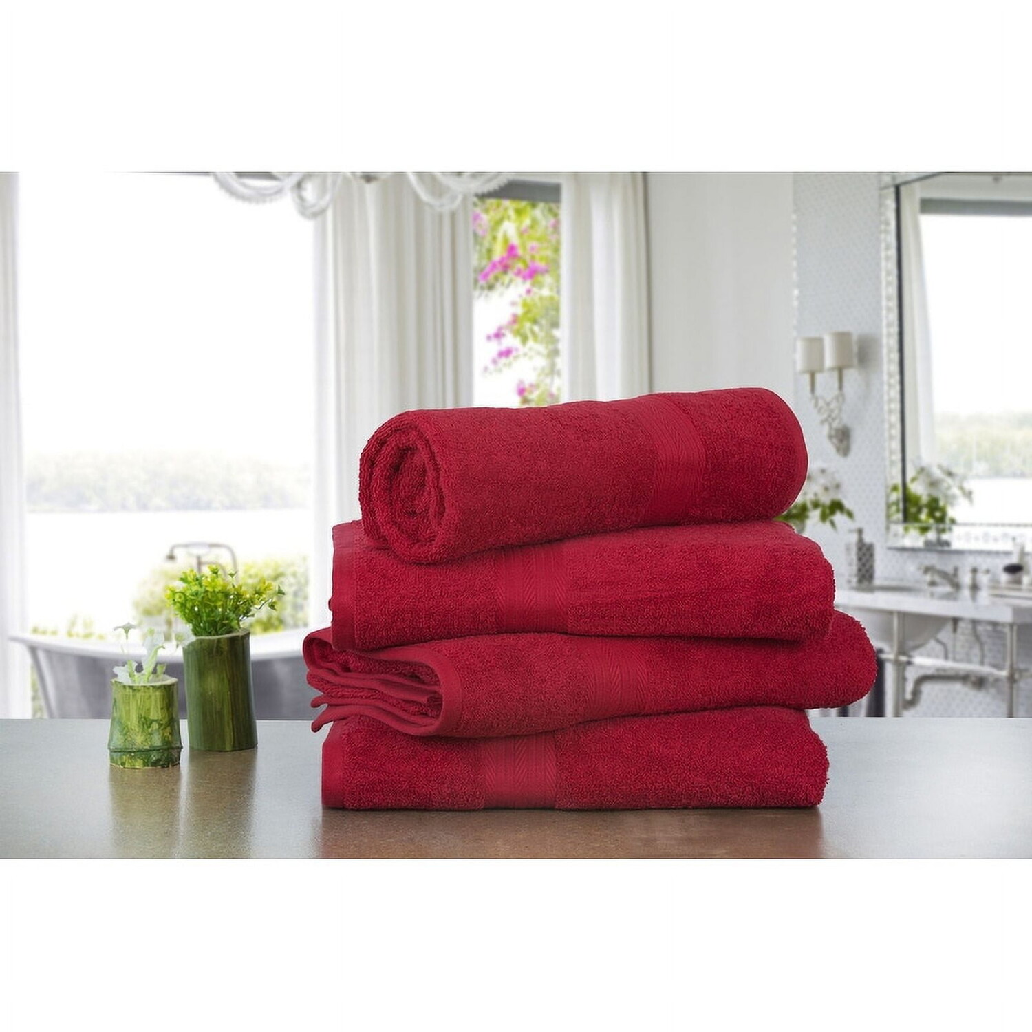 

Полотенца Ample Decor, 4 штуки