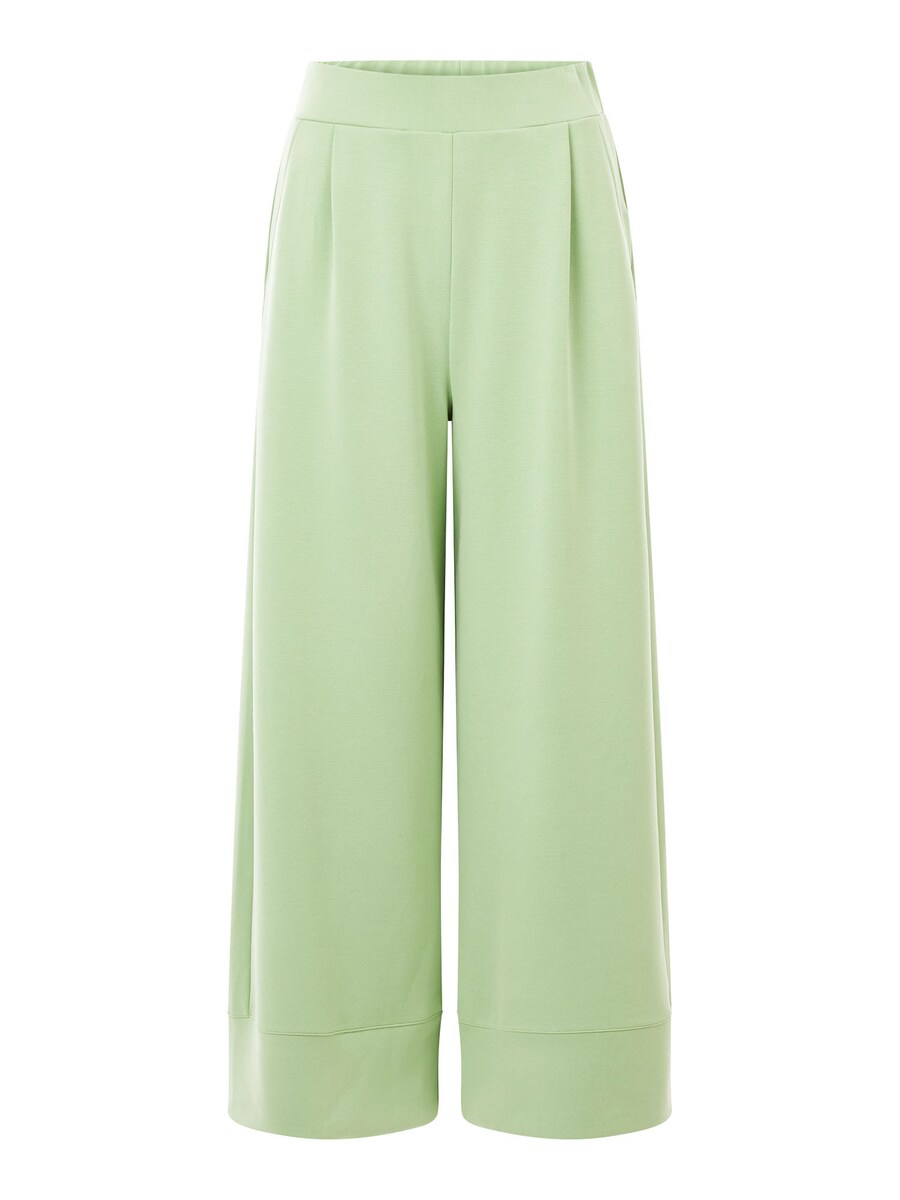 

Брюки со складками спереди Rich & Royal Wide leg Pleat-Front Pants, светло-зеленый