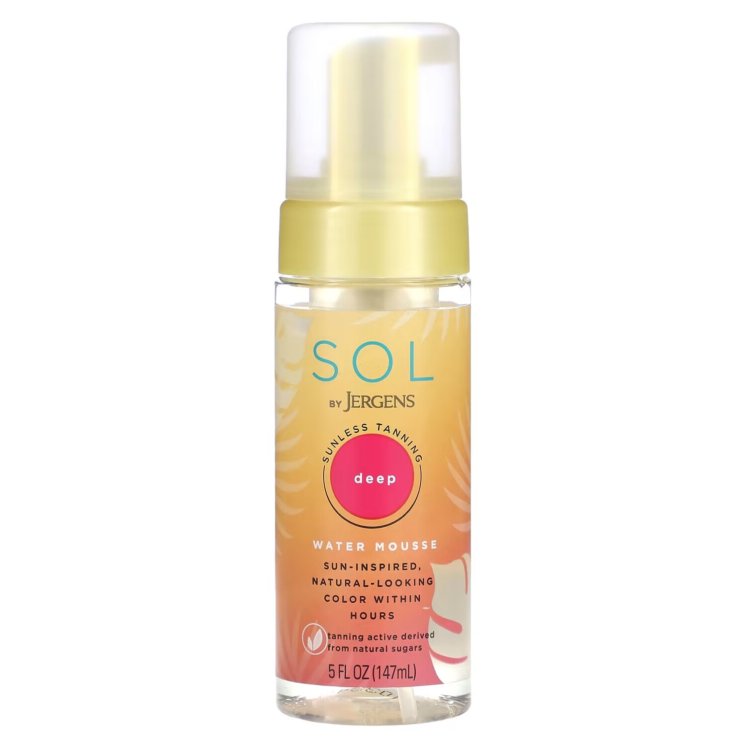 

Мусс Jergens Sol Water Mousse Sunless Tanning Deep, 147 мл
