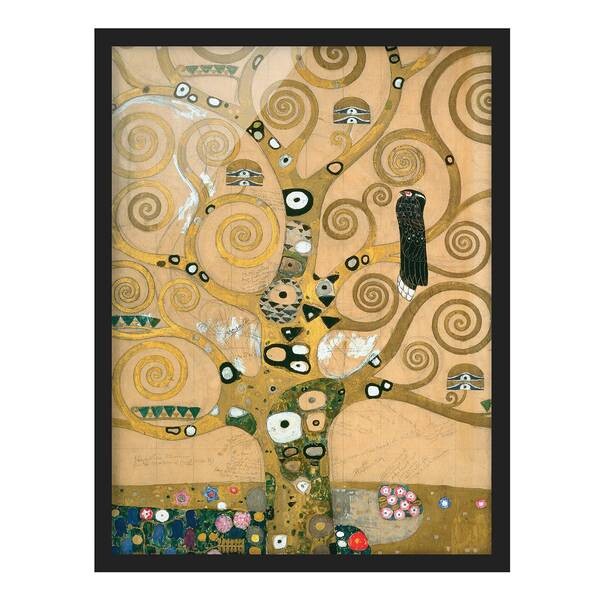 

Картина Bilderwelten Gustav Klimt Der Lebensbaum V, золотой