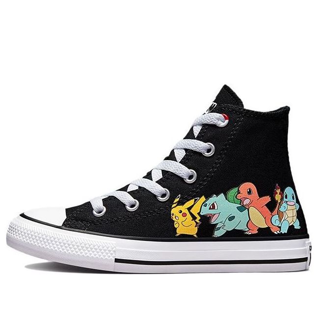 

Кеды Converse Pokemon x Chuck Taylor All Star High PS 'First Partners', черный