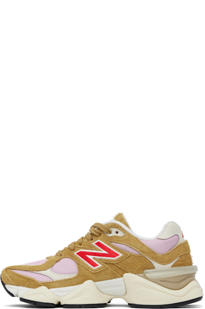 Кроссовки бежево-розовые 9060 New Balance — фото 3