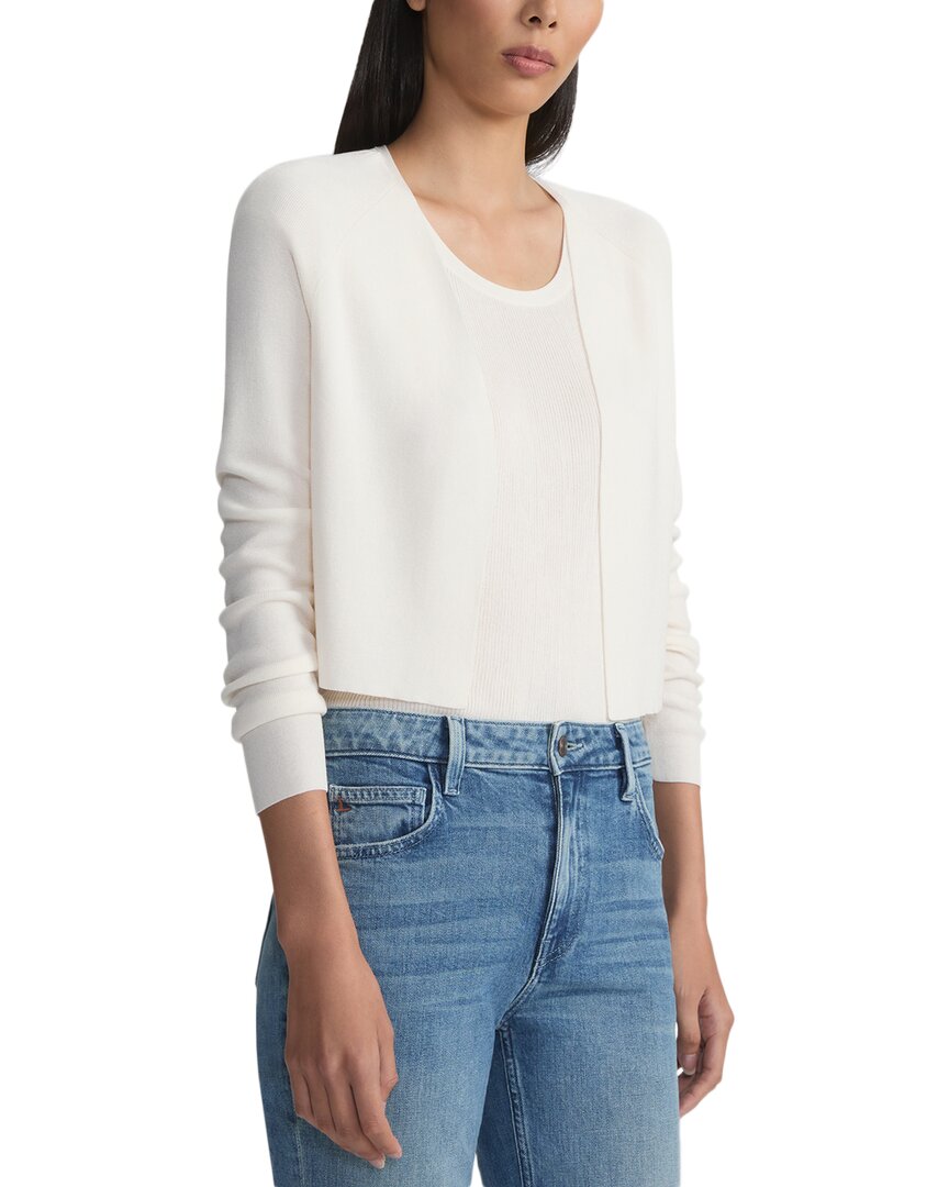 

Лафайет 148 Нью-Йорк Плюс укороченный кардиган с открытой передней частью из смесового шелка Lafayette 148 New York, Cloud