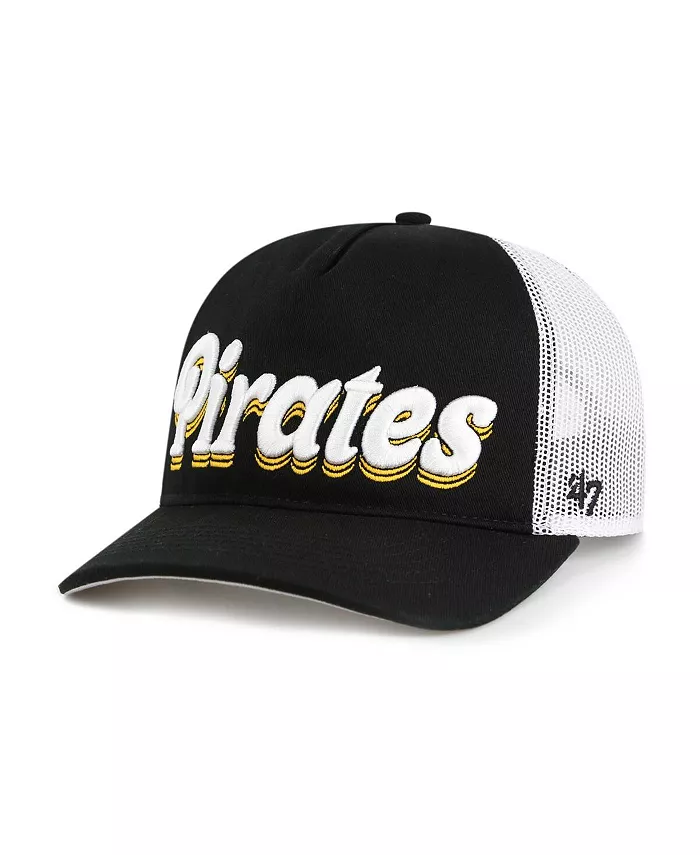 

Женская черная регулируемая кепка Pittsburgh Pirates Biloxi Hitch '47 Brand