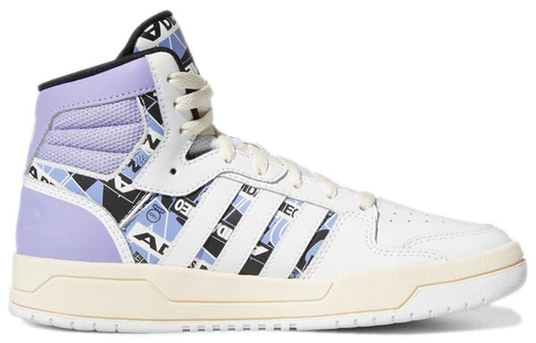 Кроссовки (WMNS) adidas neo Entrap Mid Sneakers White/Purple, белый — фото 2