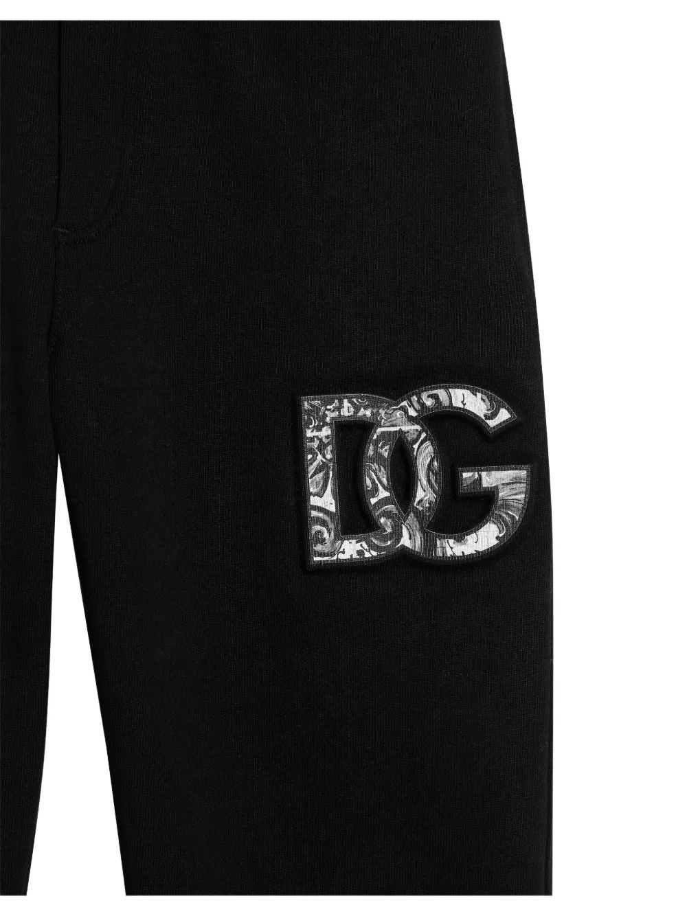 Спортивные брюки с нашивкой-логотипом DG Dolce & Gabbana Kids, черный — фото 3