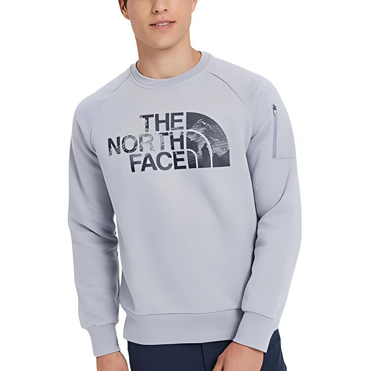 

Толстовка унисекс серая The North Face, серый