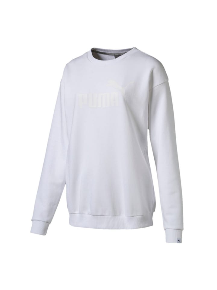 

Пуловер Puma Pullover ESS No.1 Sweater Rundhals, белый