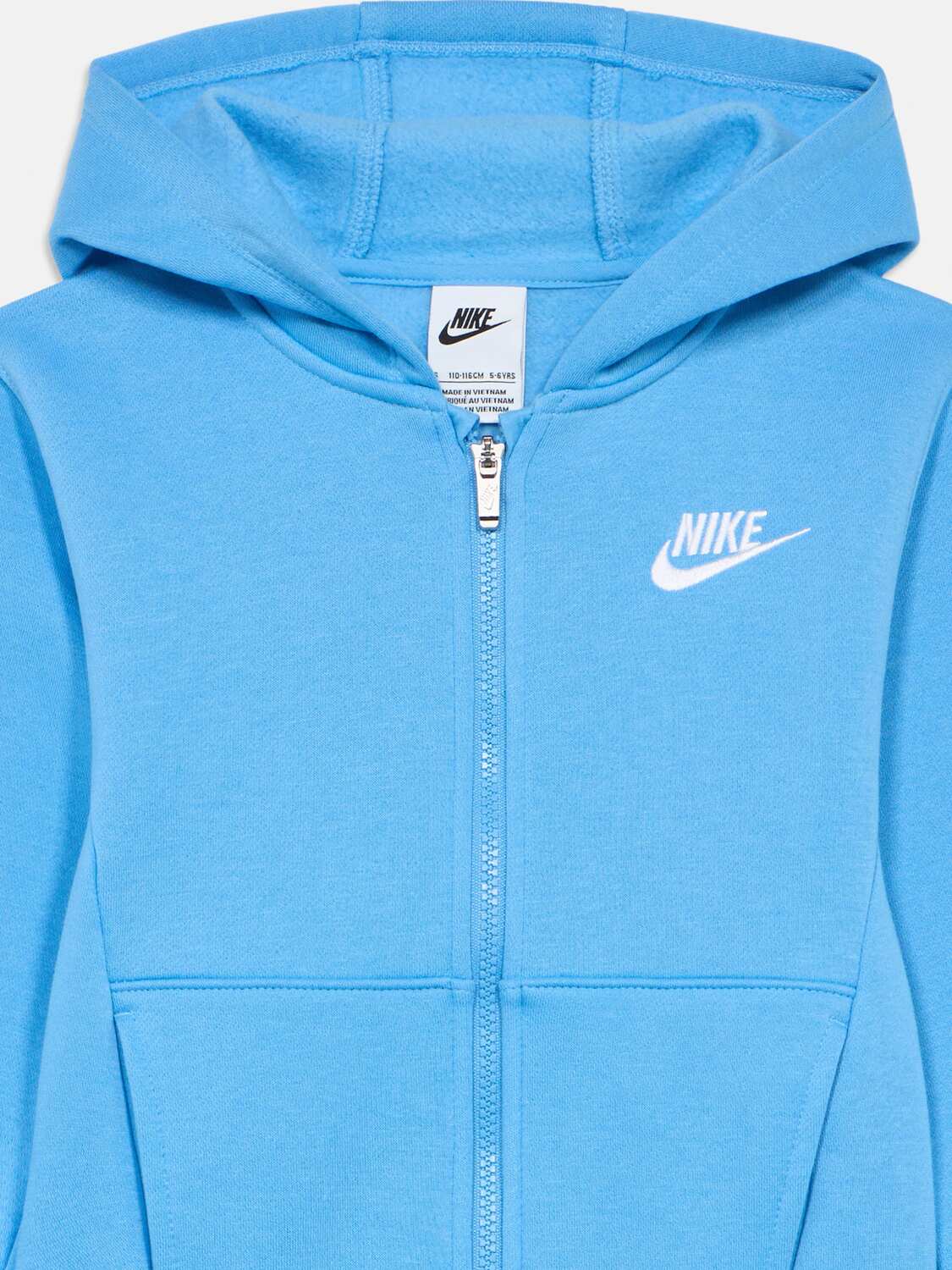 Nike Sportswear Спортивный костюм 'CLUB' в неоново-синем цвете — фото 3