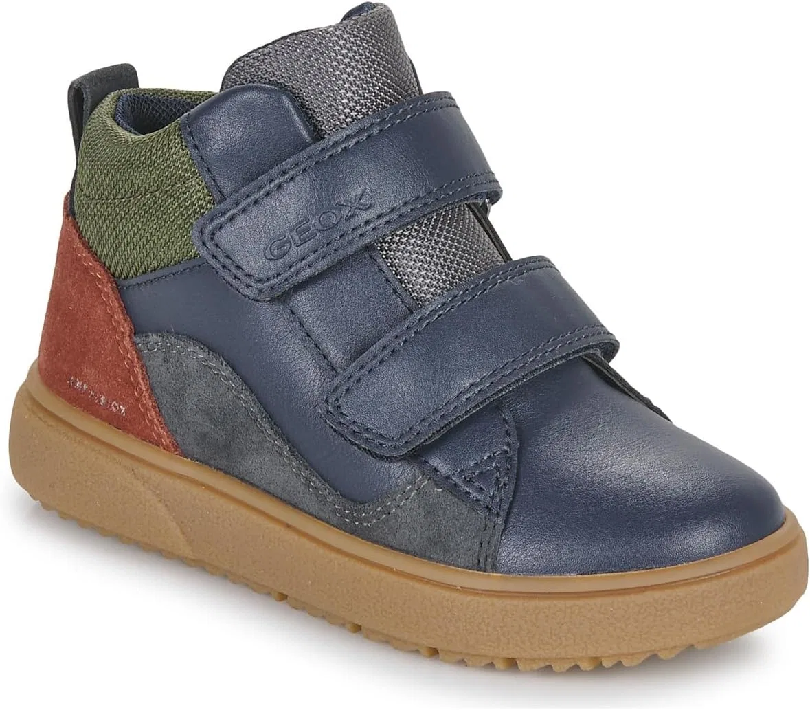 Кроссовки Geox Boys J Theleven Boy B Abx Trainers, Navy Dark Grey