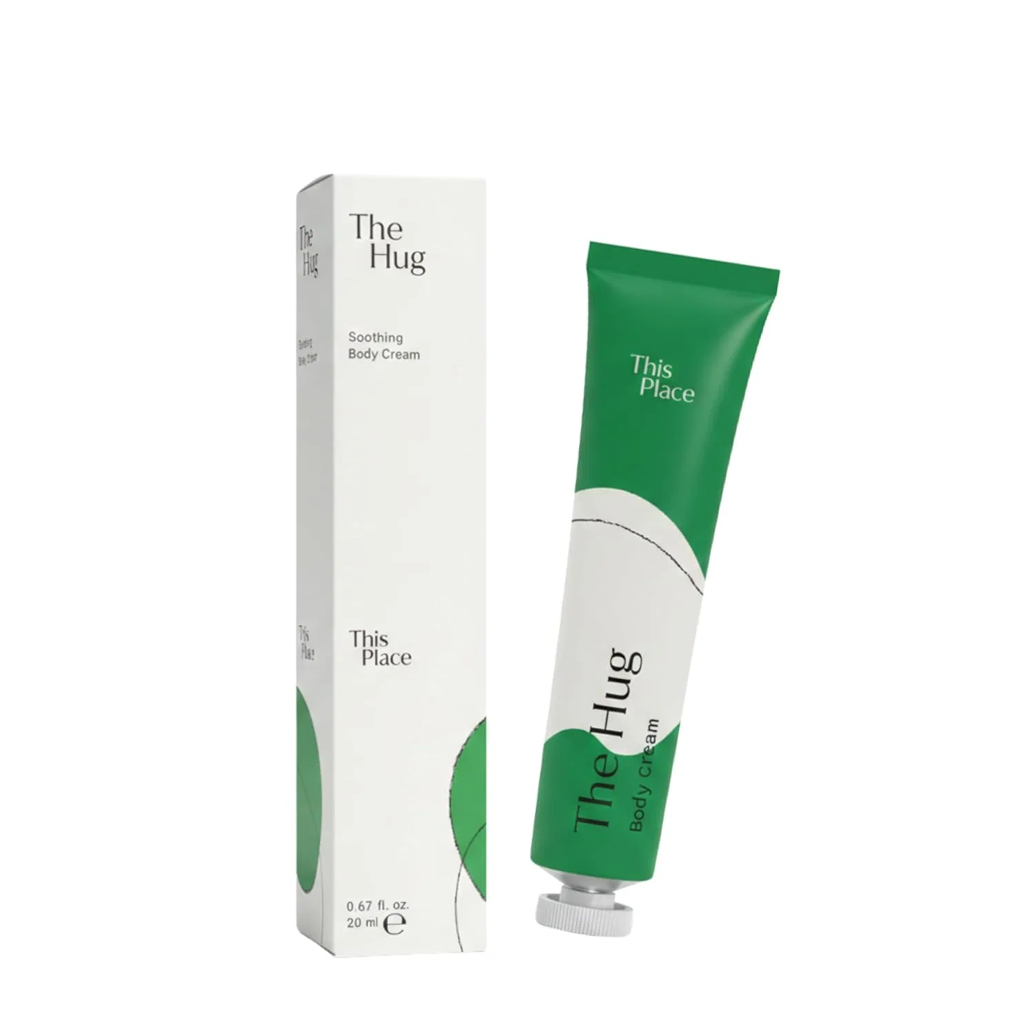 Согревающий крем для тела The Hug от This Place This Place, 20 Ml.