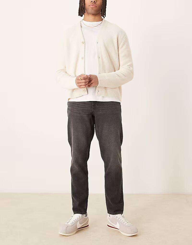 

Зауженные джинсы ASOS DESIGN черного цвета