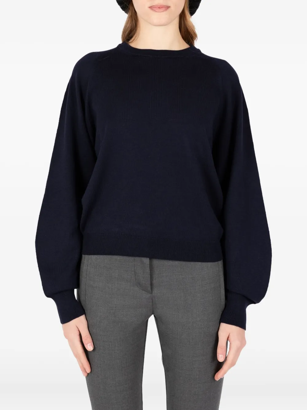 

Джемпер Ellen с длинными рукавами и круглым вырезом Société Anonyme, синий