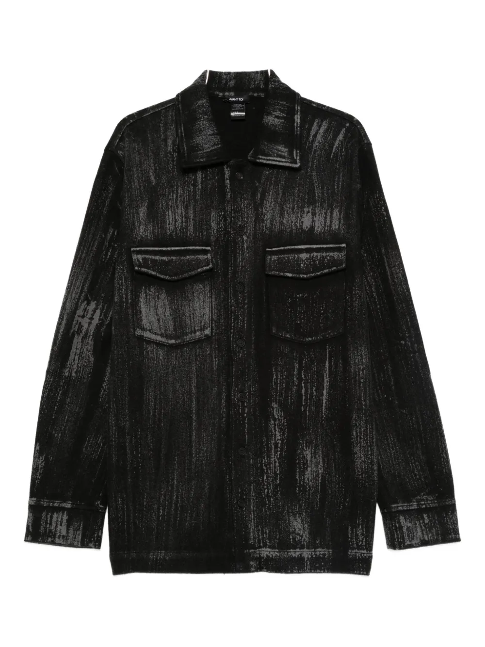 

Куртка из смесовой шерсти мериноса Avant Toi, черный