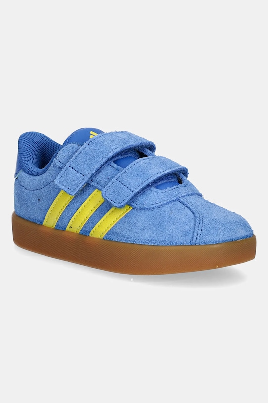 

Детские замшевые кроссовки VL COURT 3.0 Adidas, синий