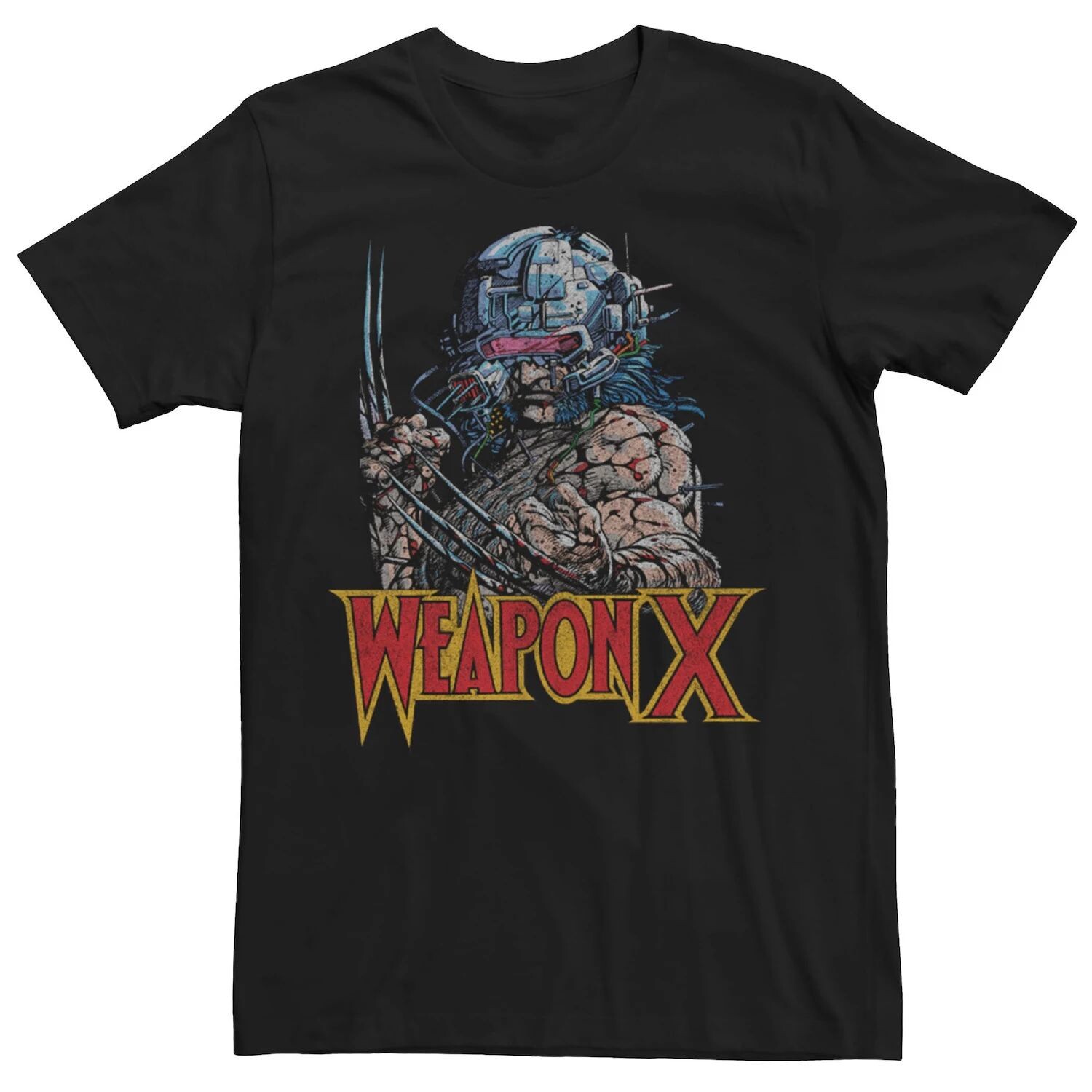 

Мужская футболка Marvel Weapon X Portrait Licensed Character, черный