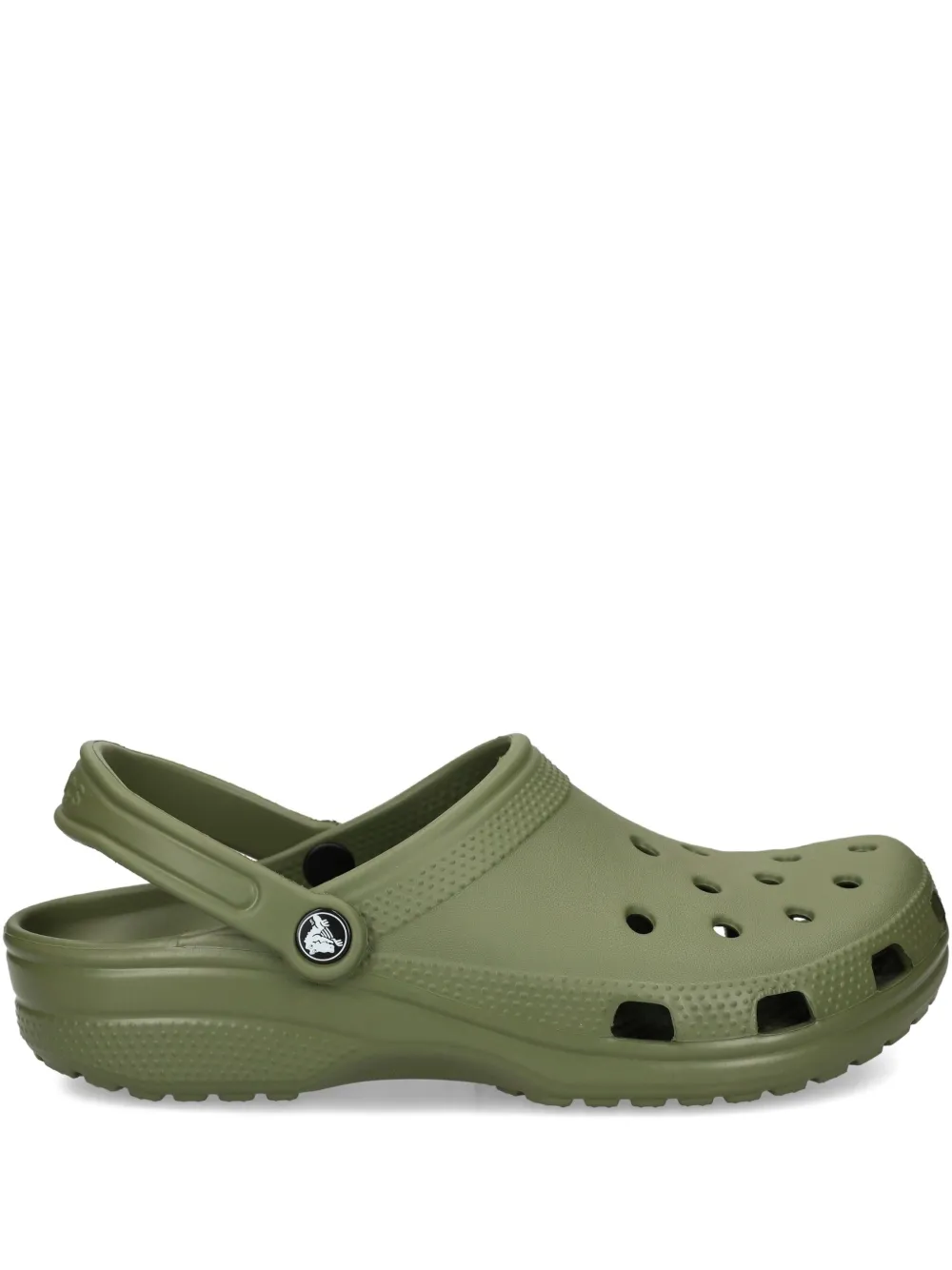 

Сабо с перфорированным пяточным ремешком Crocs, зеленый