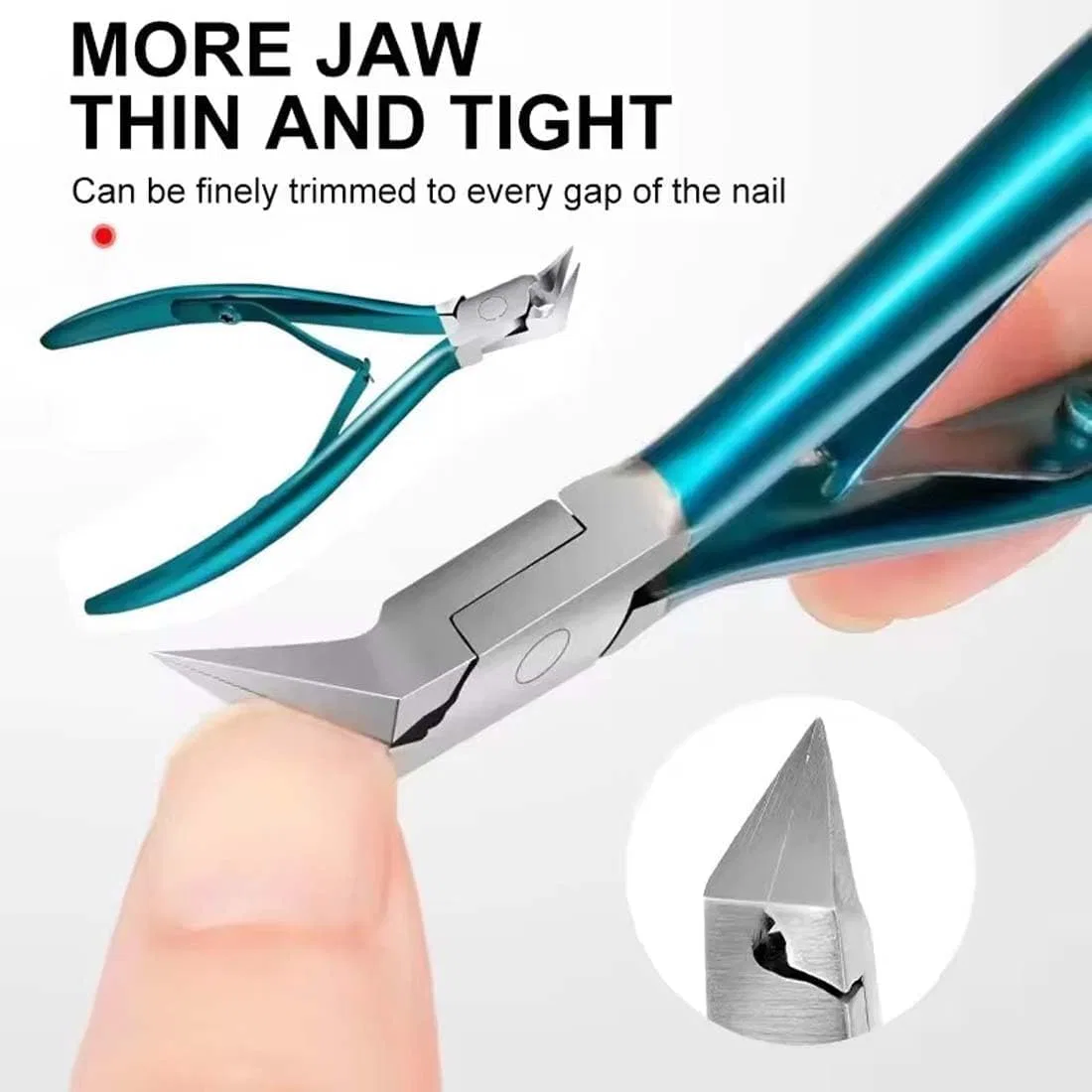 Профессиональные кусачки для вросших ногтей Libiyi Outfany Easyclip Pekjds, Silver — фото 4