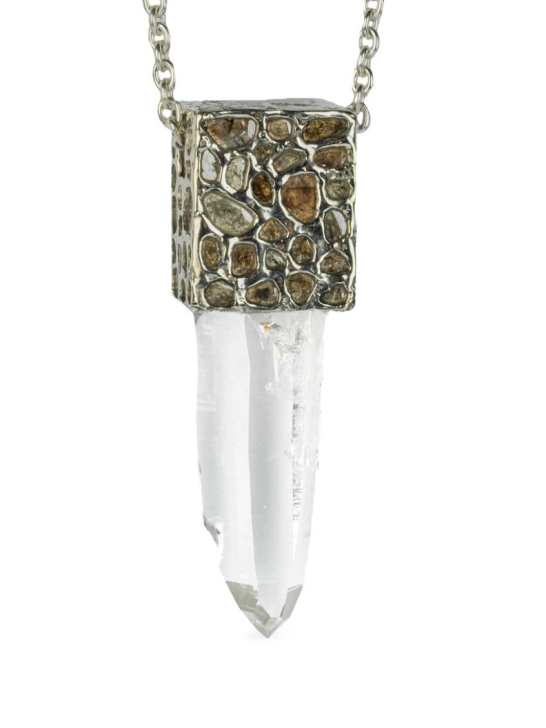 

Ожерелье с подвеской Talisman Quartz Parts of Four, золотой