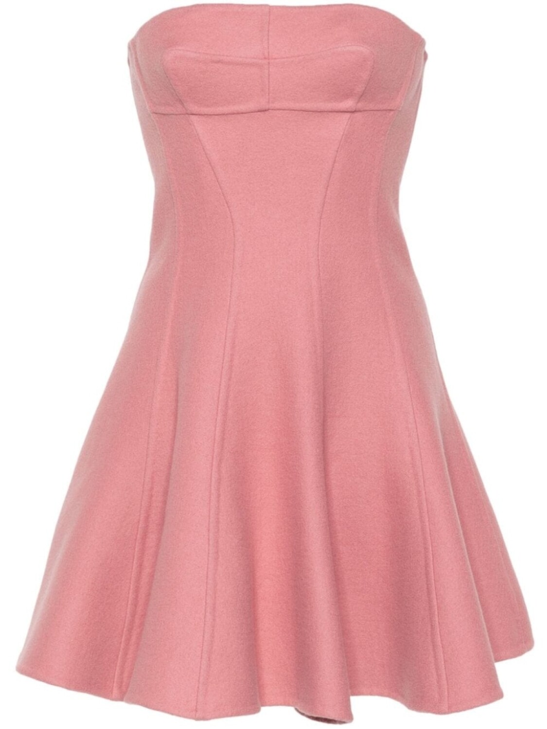 

Ermanno Scervino платье мини из вирджинской шерсти, розовый
