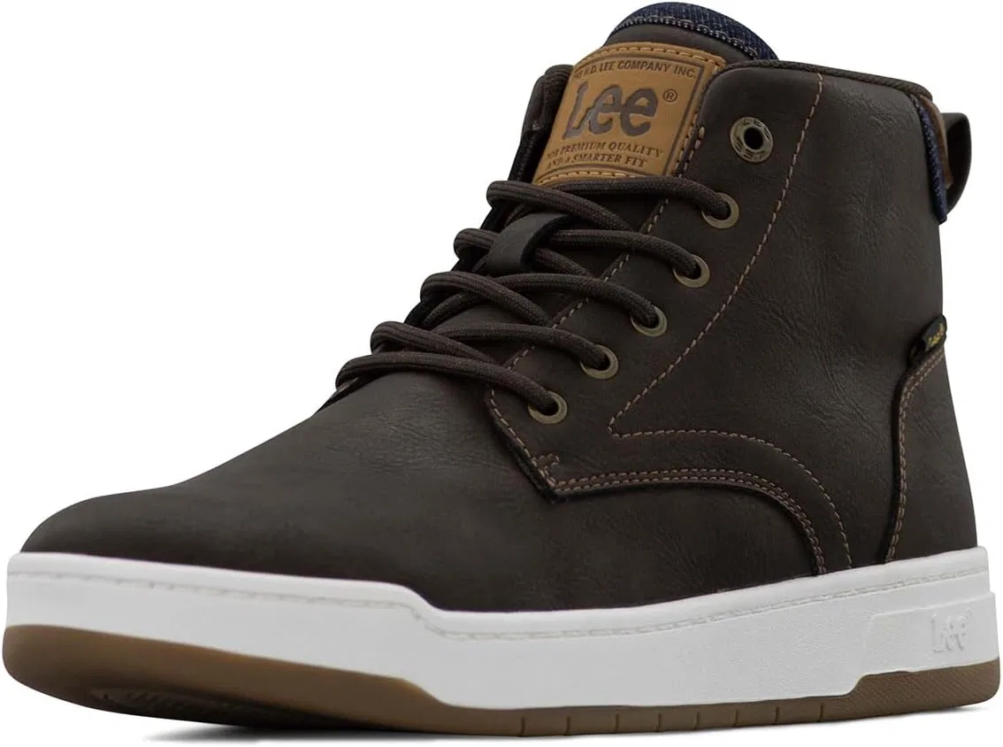 Мужские кроссовки Lee Spencer, Black Coffee Navy Denim British Tan