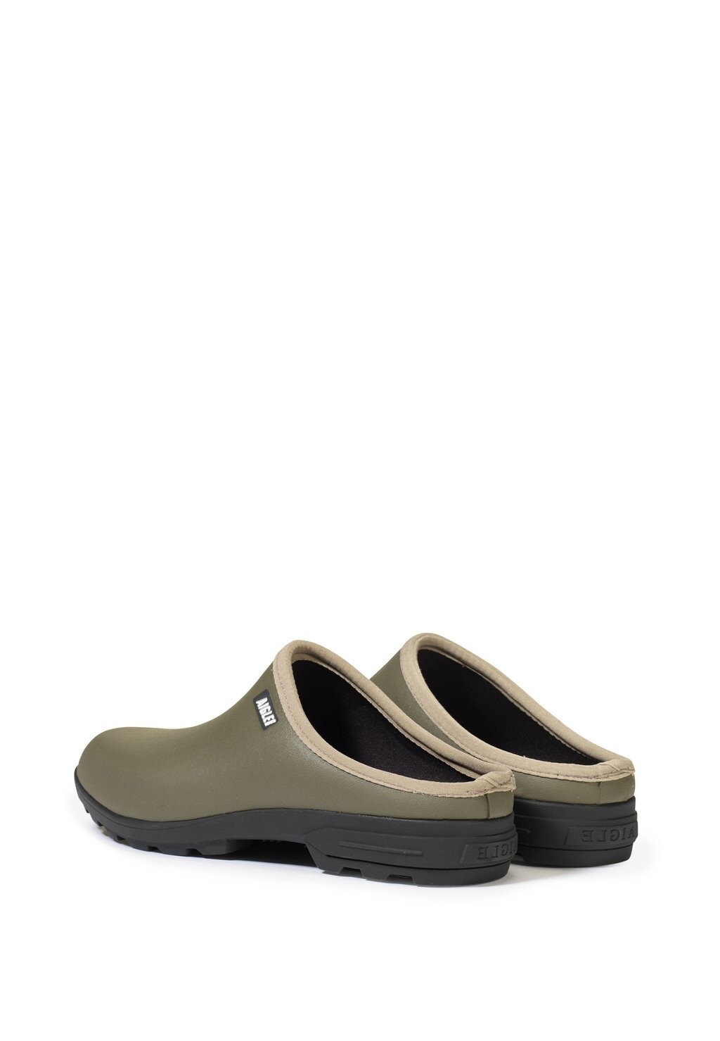 Мюли на плоской подошве LESSFOR OPEN Aigle, цвет khaki — фото 3