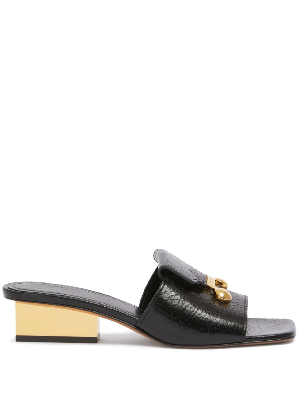 Кожаные сандалии Marni, черный