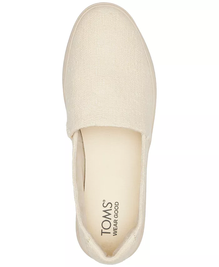 Женские повседневные слипоны Kameron на платформе Toms, белый — фото 4