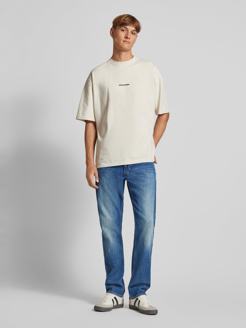 

Джинсы прямого кроя с карманами, модель «Mosa» G-Star Raw, темно-синий