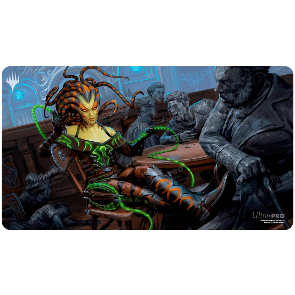 

Карточная игра Ultra Pro MtG Playmat: Outlaws of Thunder Junction - Vraska, the Silencer (Game On! Sale)