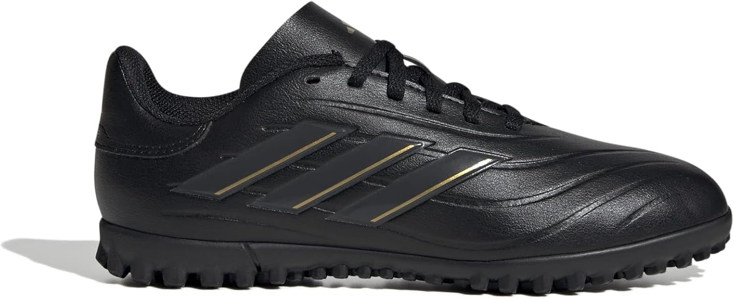 Детские кроссовки Adidas Copa Pure 2 Club Turf (унисекс), черный/золотой/угольный — фото 4