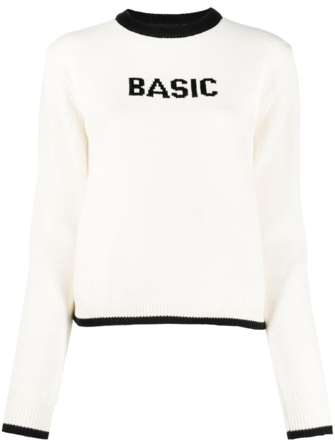 

Gcds жаккардовый джемпер Basic с узором, белый