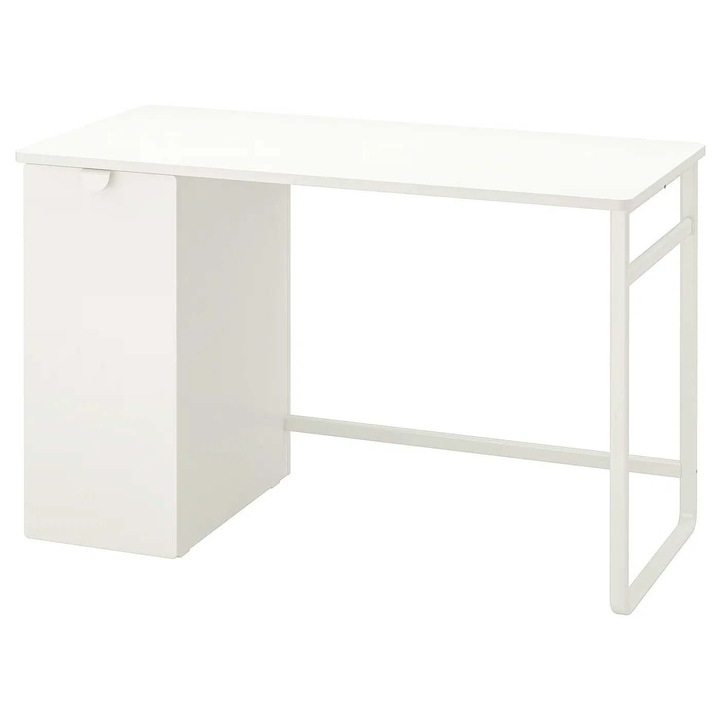 Письменный стол с выдвижным ящиком для хранения, белый, 120x58 см Lärande IKEA