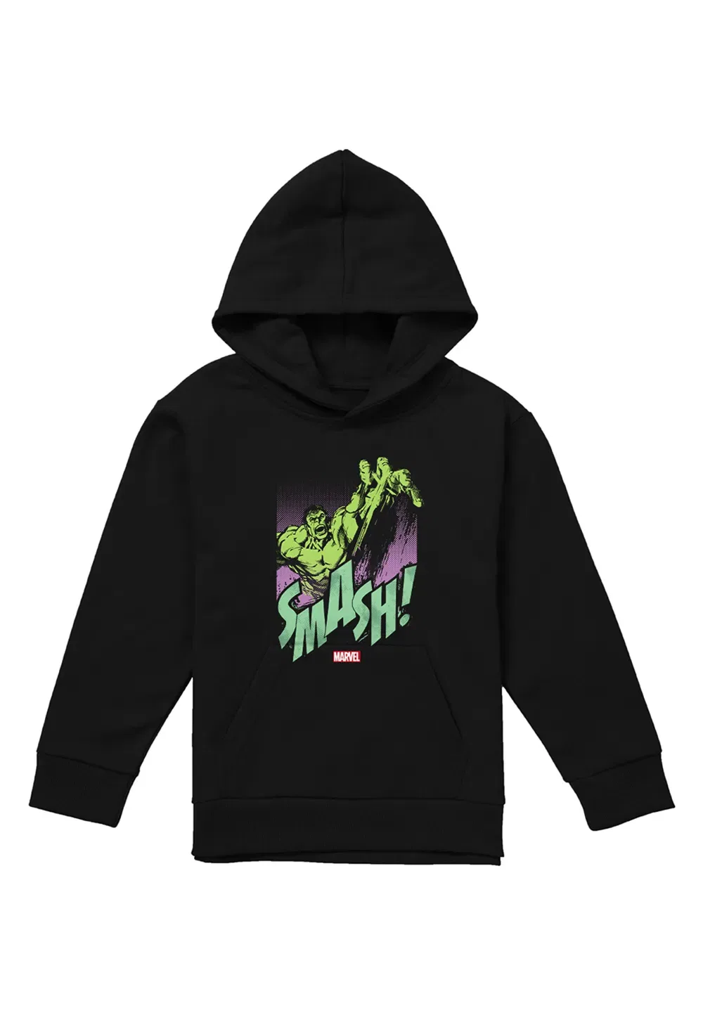 Худи детское Marvel Hulk Gamma Smash, черный