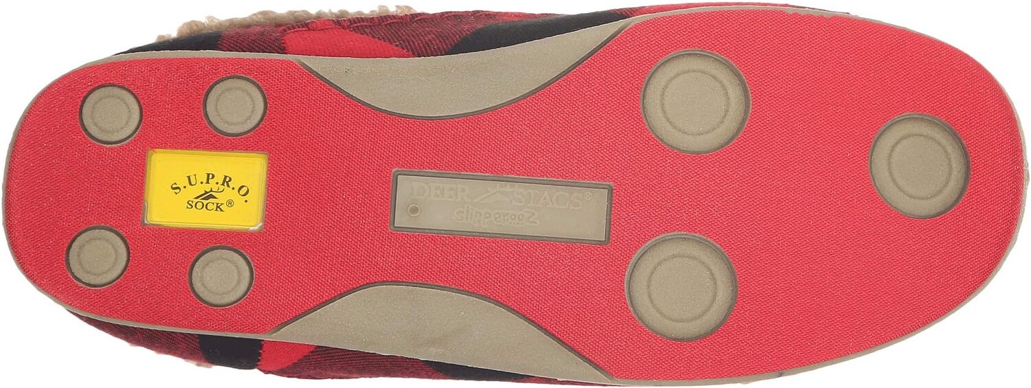 Тапочки Deer Stags Nordic Slipper, цвет Red/Black — фото 3