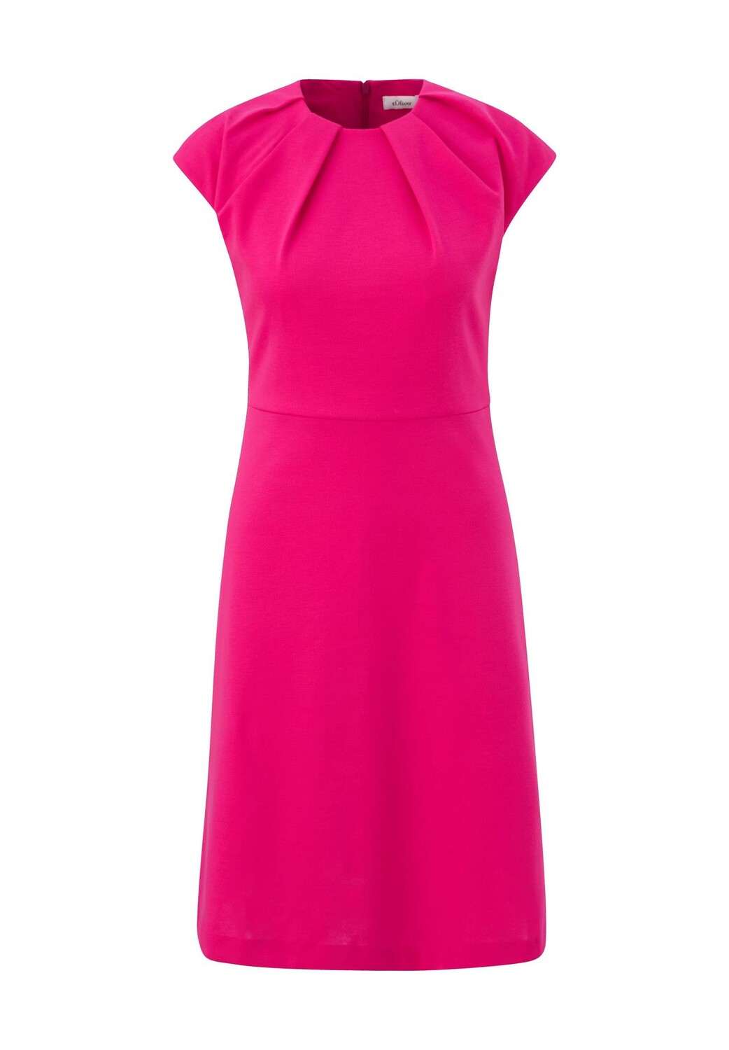 

Платье-футляр, длина до колена, короткий рукав, для женщин s.Oliver BLACK LABEL, цвет Lilac Pink