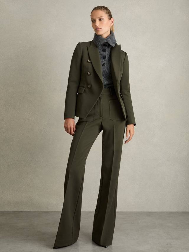 

Petite Priya расклешенные брюки Reiss, Green