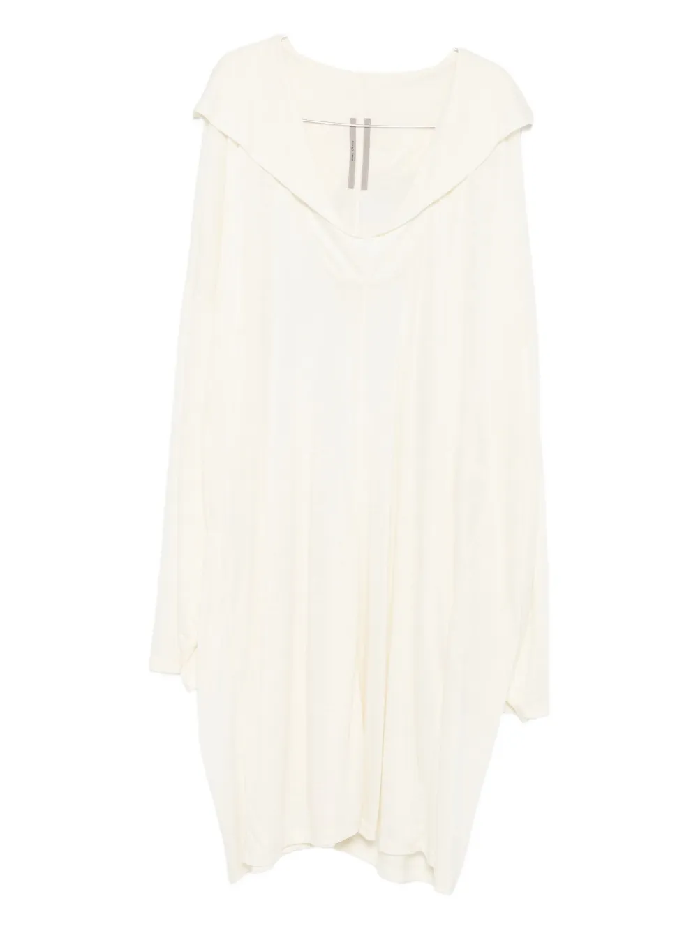 

Драпированная удлиненная футболка Rick Owens, белый