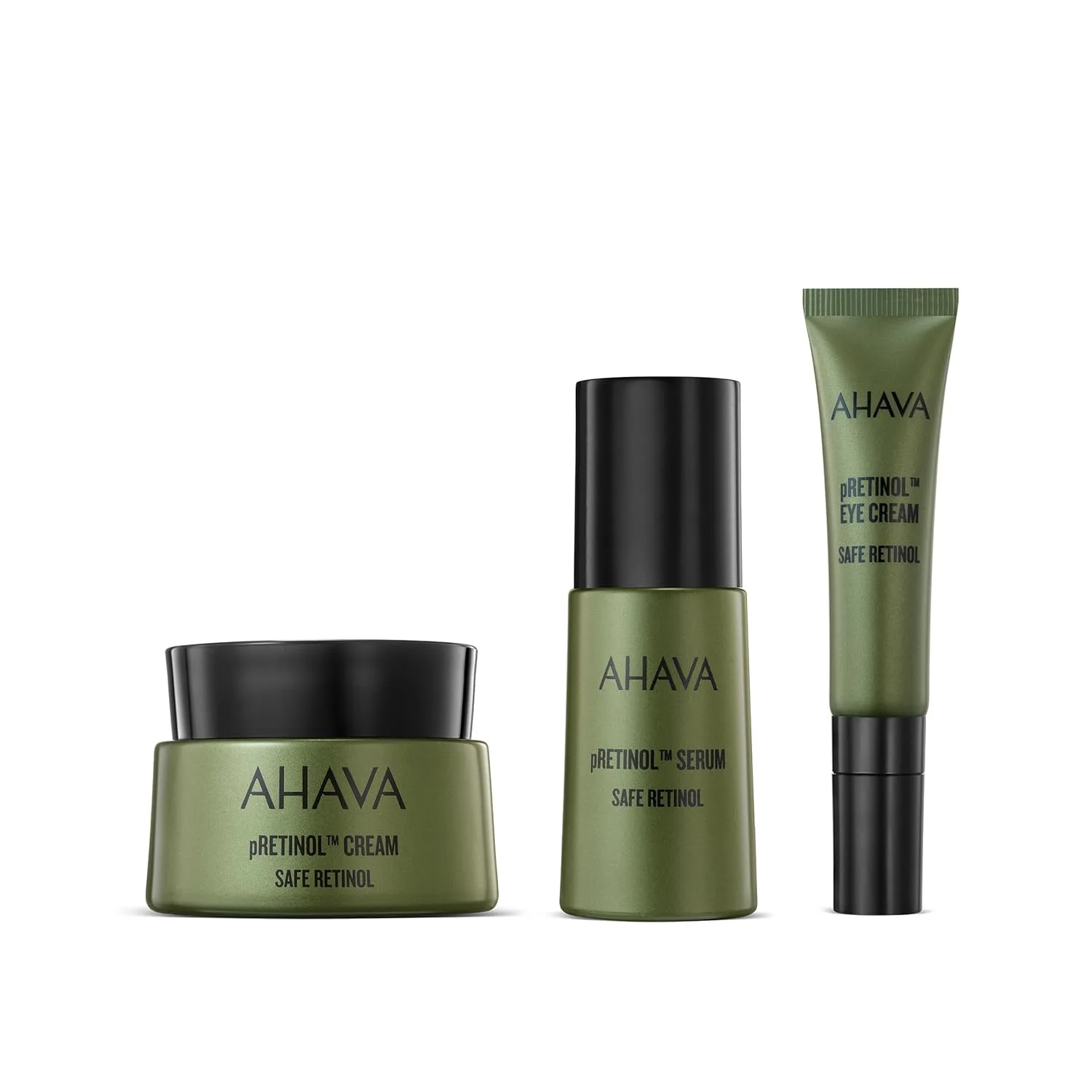 Набор AHAVA Safe pRetinol Anti Aging с сывороткой, кремом для лица и кремом для глаз против морщин