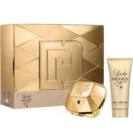 Подарочный набор Lady Million из 2 предметов: Edp, 2,7 унции и лосьон для тела Sensual, 3,4 унции, Paco Rabanne — фото 3