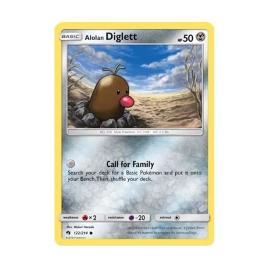 

CCG Алолан Диглетт (К) #122, Pokemon - SM - Lost Thunder - Singles