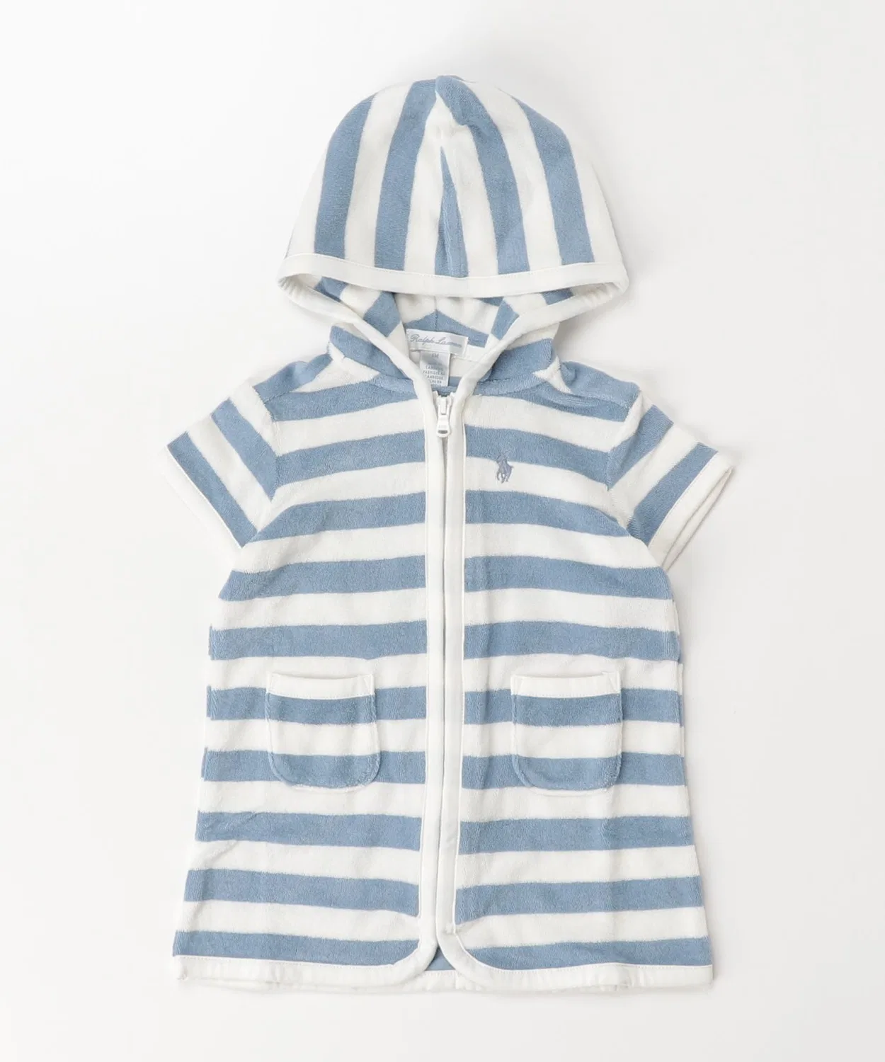 Детская куртка-капюшон Polo Ralph Lauren в полоску, мультиколор — фото 4