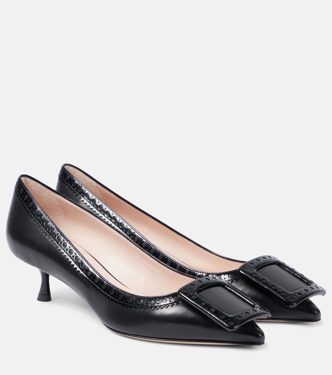 Кожаные туфли Viv' In The City Roger Vivier, Nero