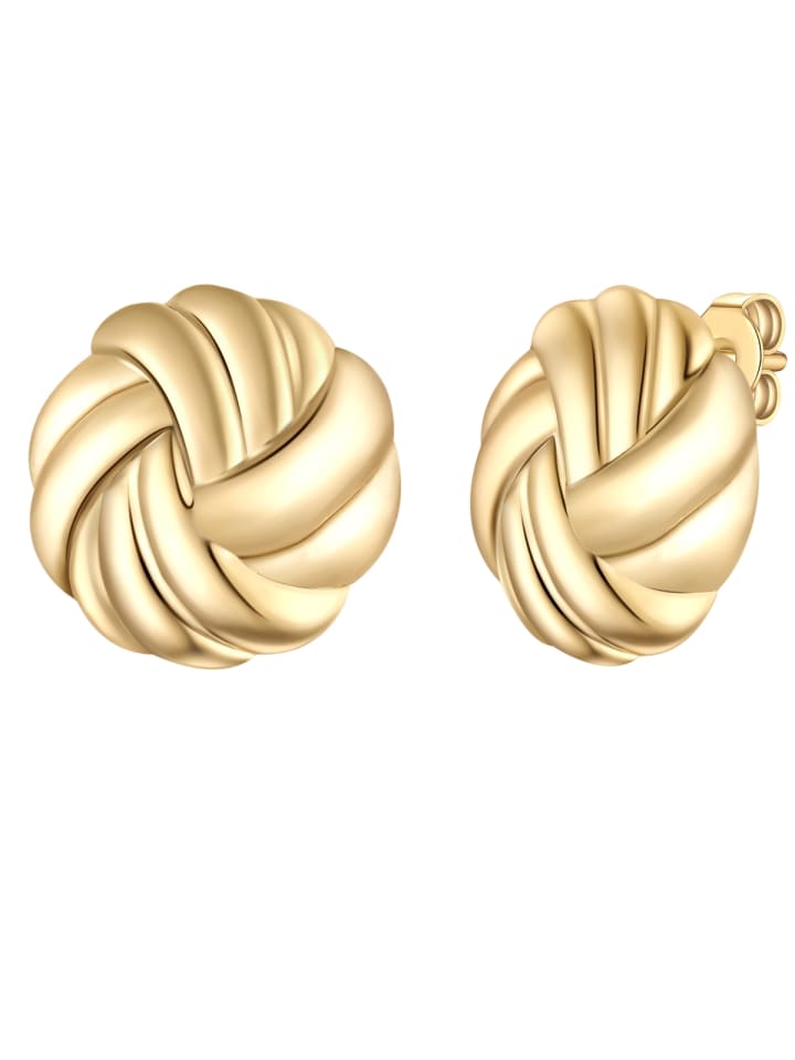 

Yokoamii Серьги из металлического сплава в оправе из желтого золота