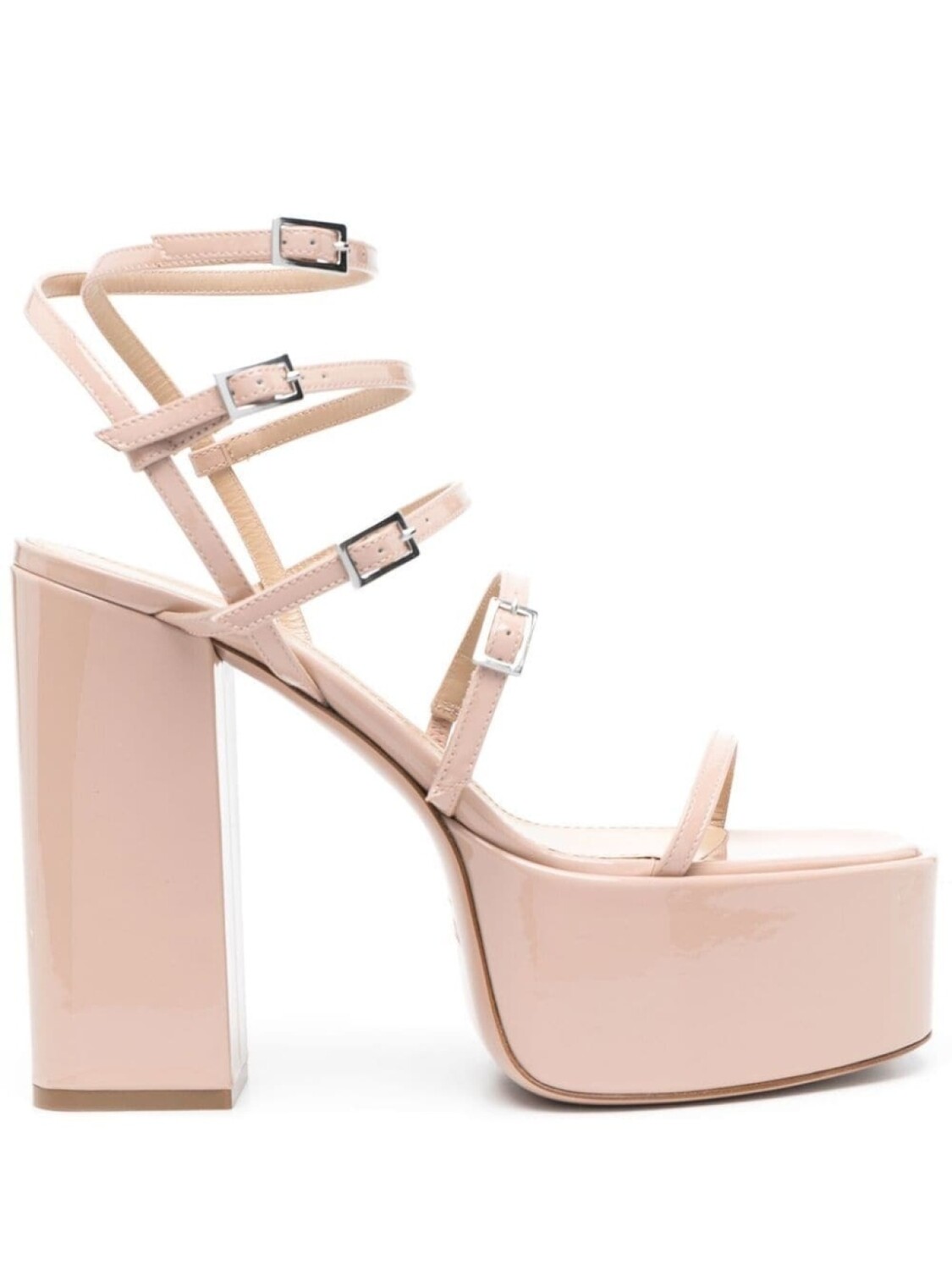 Paris Texas босоножки Jessica 135 на платформе, нейтральный цвет