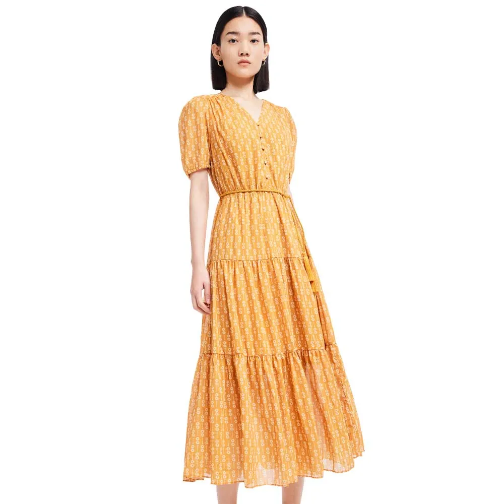 

Платье Lily Printed High Waist, оранжевый