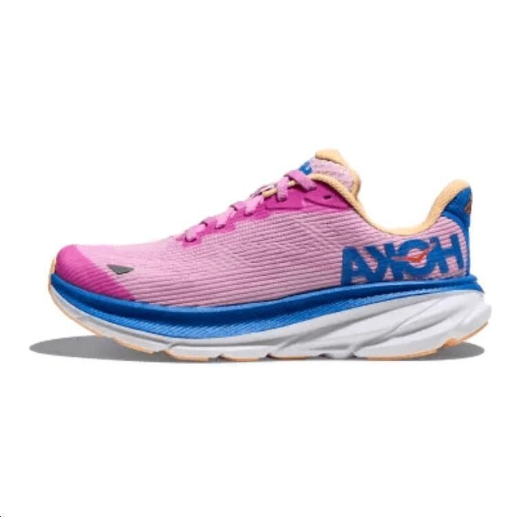 

Кроссовки для бега Clifton 9 Kids для начальной школы Hoka One One, розовый/голубой